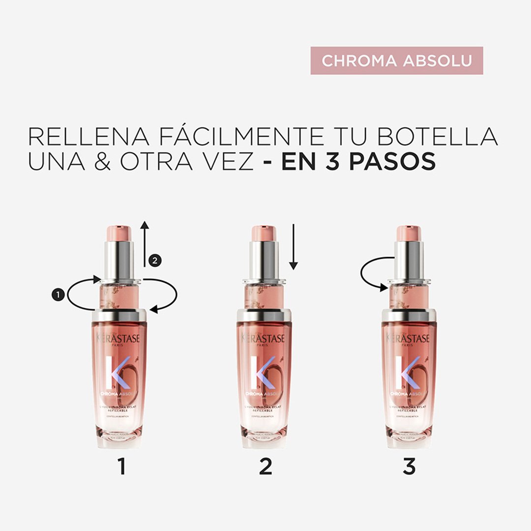 Aceite Capilar Chroma Éclat: luminosidad duradera | Kérastase