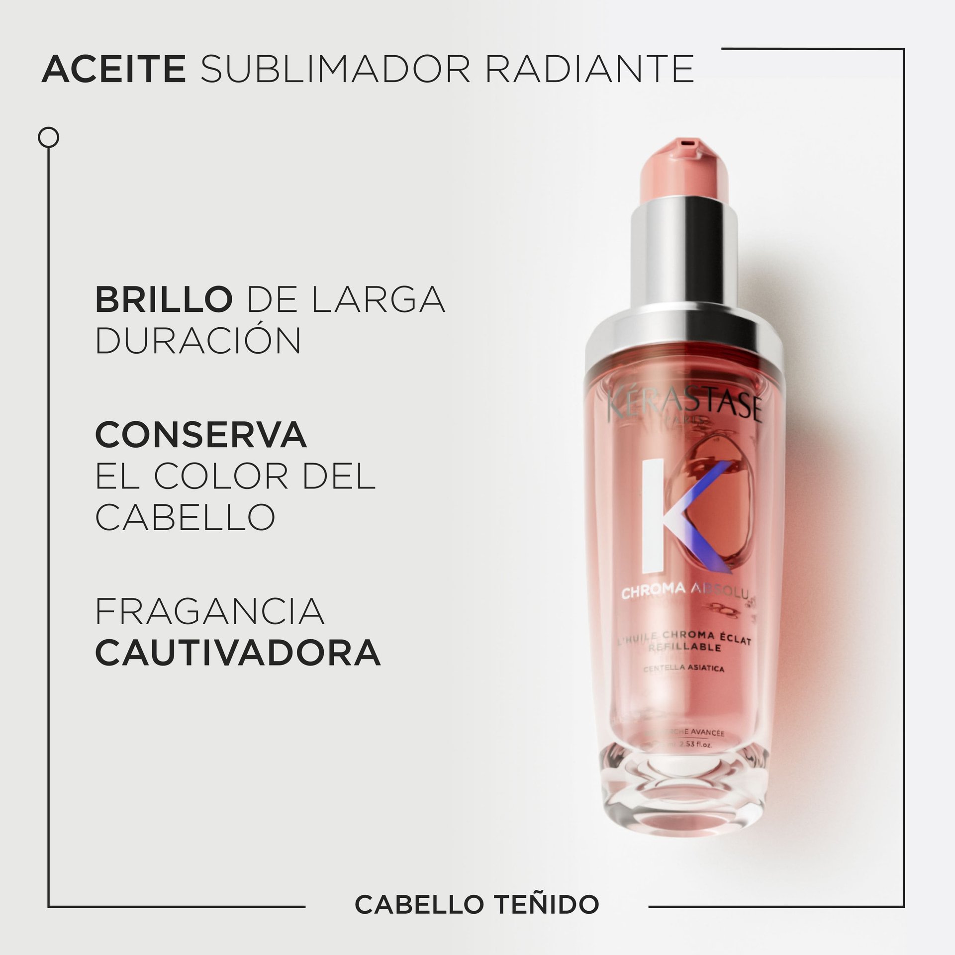 Aceite Capilar Chroma Éclat: luminosidad duradera | Kérastase