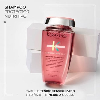 Beneficios Shampoo para cabello teñido Bain Chroma Respect Chroma Absolu