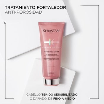 Beneficios Shampoo Acondicionador para cabello teñido Fondant Cica Chroma Respect Chroma Absolu