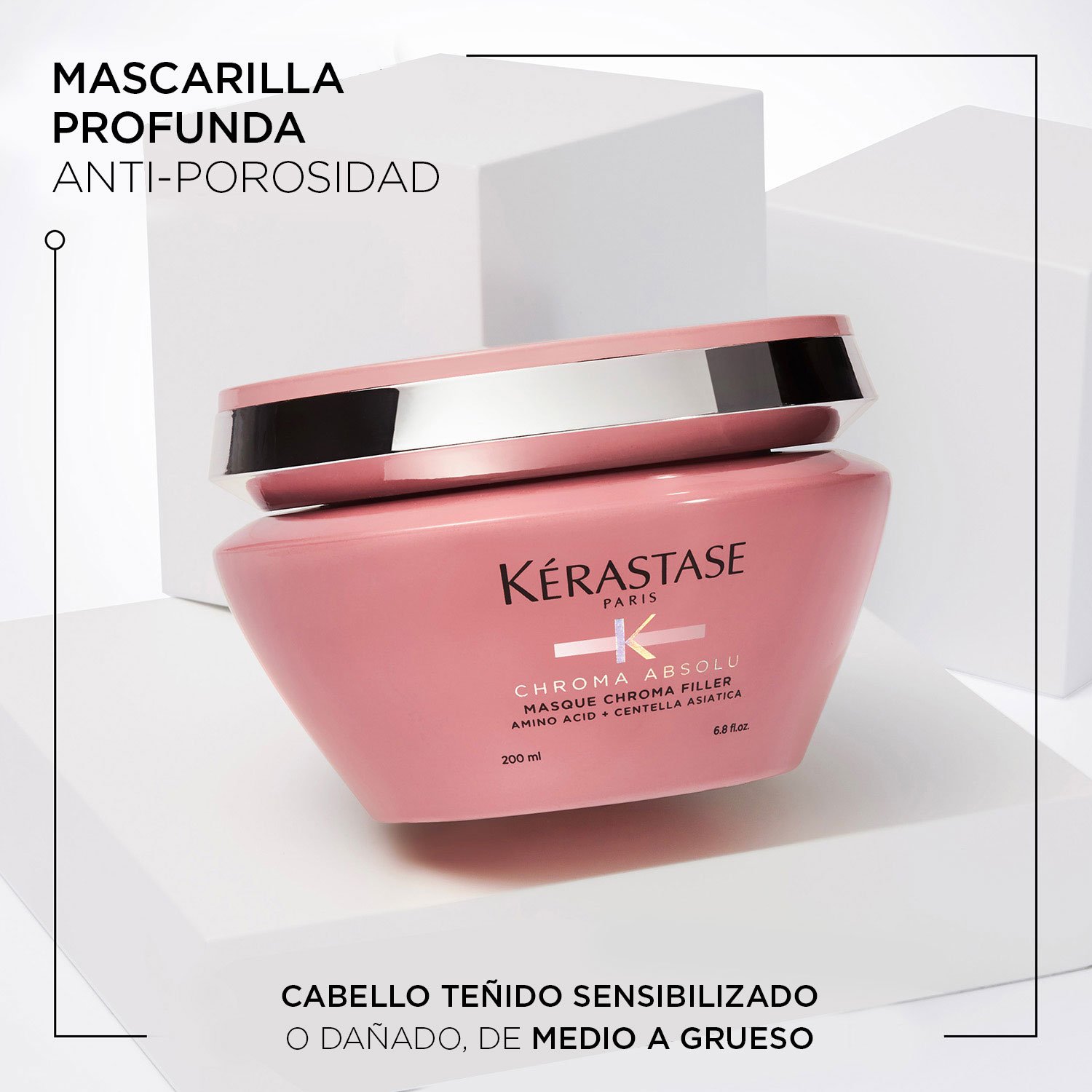 Beneficios Mascarilla para cabello teñido Masque Chroma Filler Chroma Absolu   