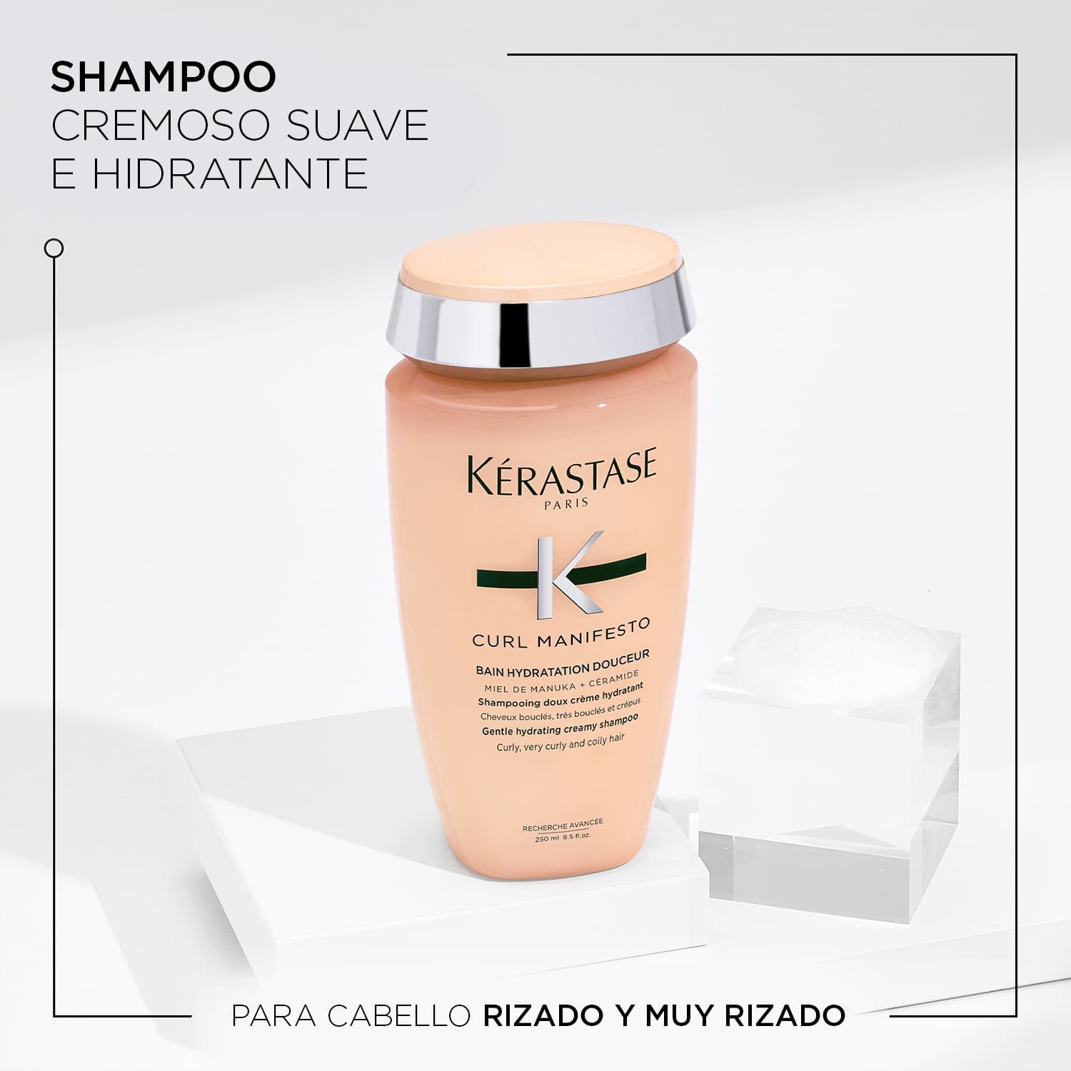 Beneficios Shampoo hidratante para rizos Bain Hydratation Donceur Curl Manifesto   