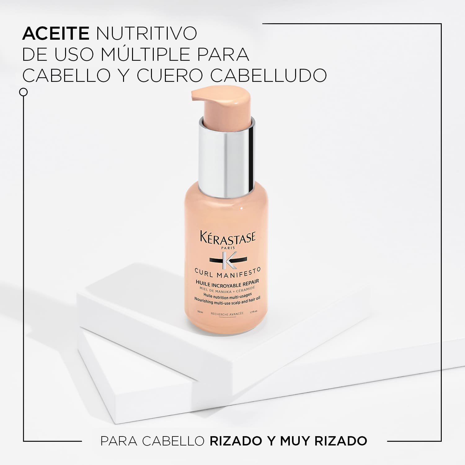 Beneficios Aceite nutrición profunda de rizos Huile Sublime Repair Curl Manifesto        
