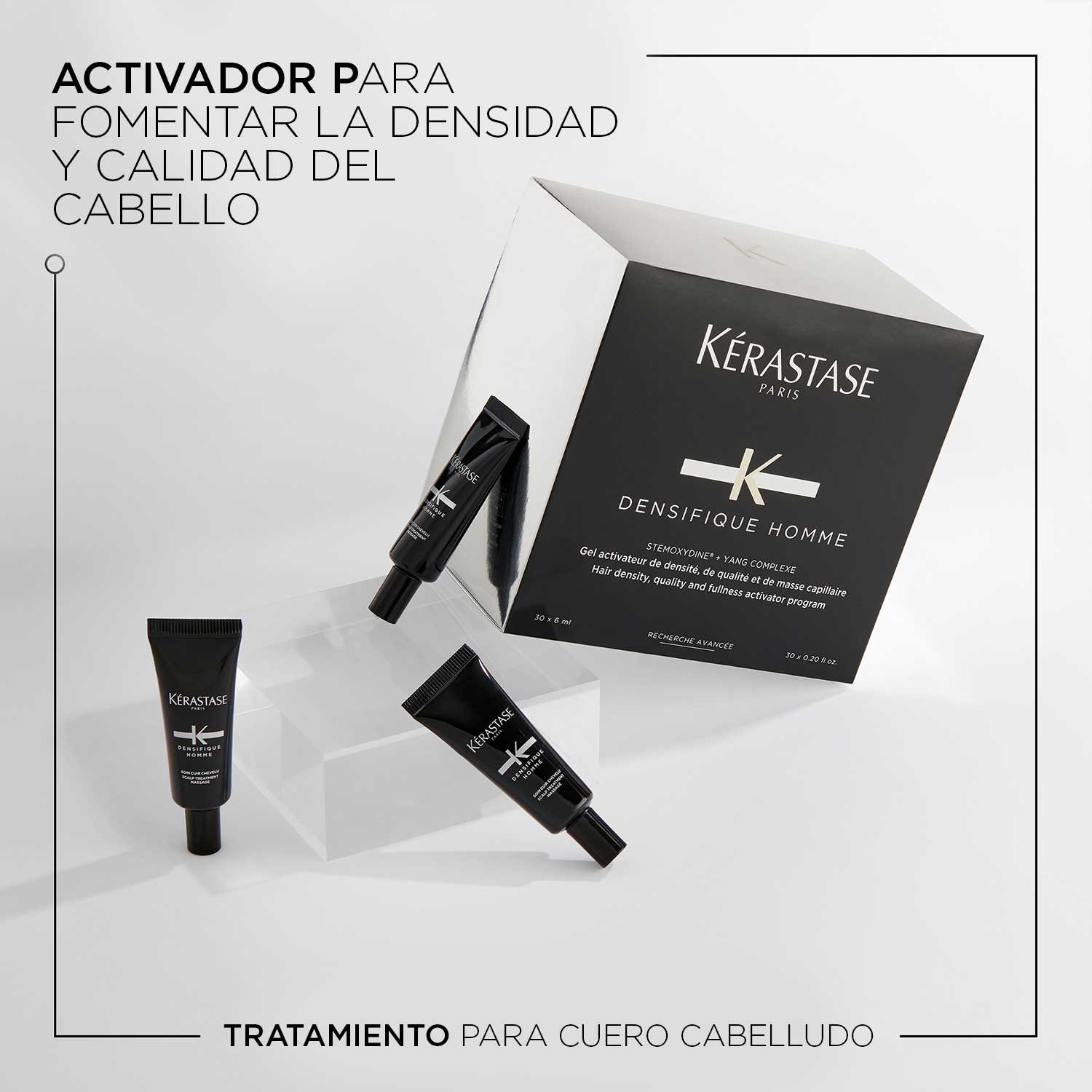 Beneficios Tratamiento densificante para hombre Cure Homme Densifique