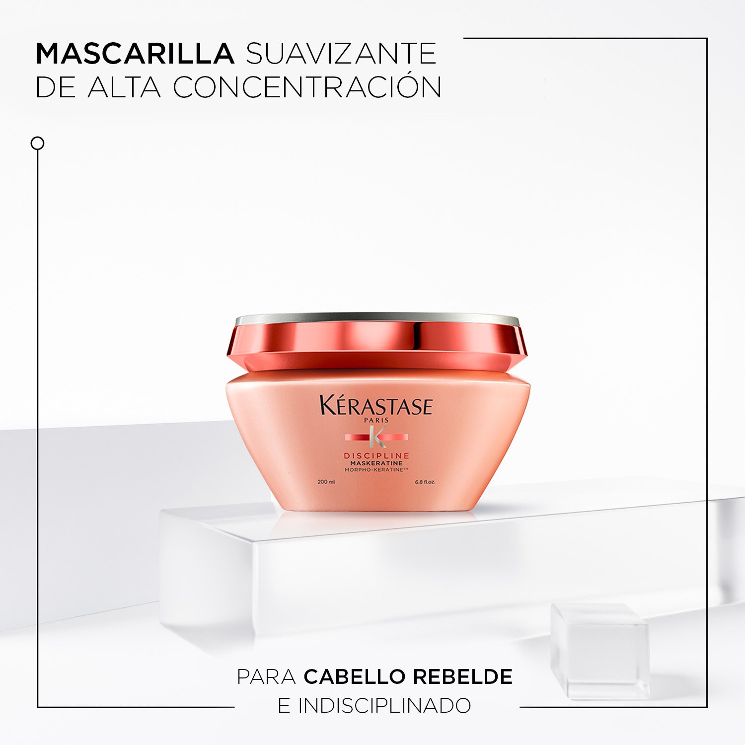 Beneficios Mascarilla anti-frizz Maskeratine Discipline   