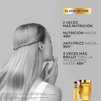Beneficios Rutina nutrición profunda y brillo Elixir Ultime
