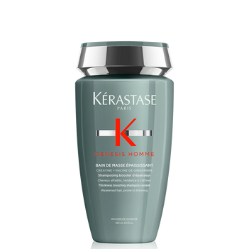Shampoo para hombre para aumentar el grosor para cabello debilitado Bain de masse epaississant Genesis