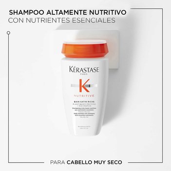Beneficios Shampoo Altamente Nutritivo para Cabello muy seco Nutritive