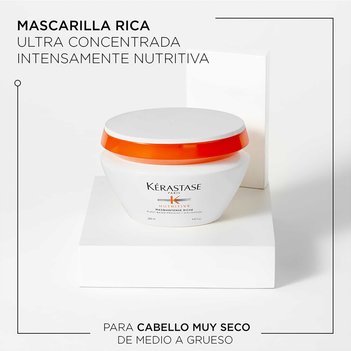 Beneficios Mascarilla Ultra Concentrada Nutritiva para Cabello Medio a Grueso muy seco Nutritive