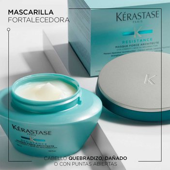 Beneficios Mascarilla fortalecedora y reconstructora para cabello debilitado Masque Force Architecte Resistance