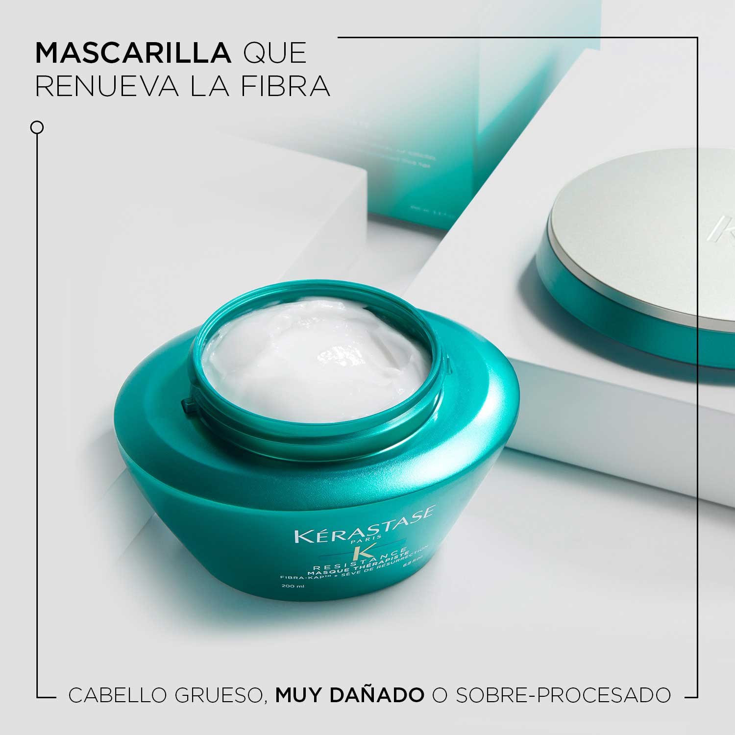 Beneficios Mascarilla reparadora para cabello extremadamente dañado Masque Thérapiste Resistance     