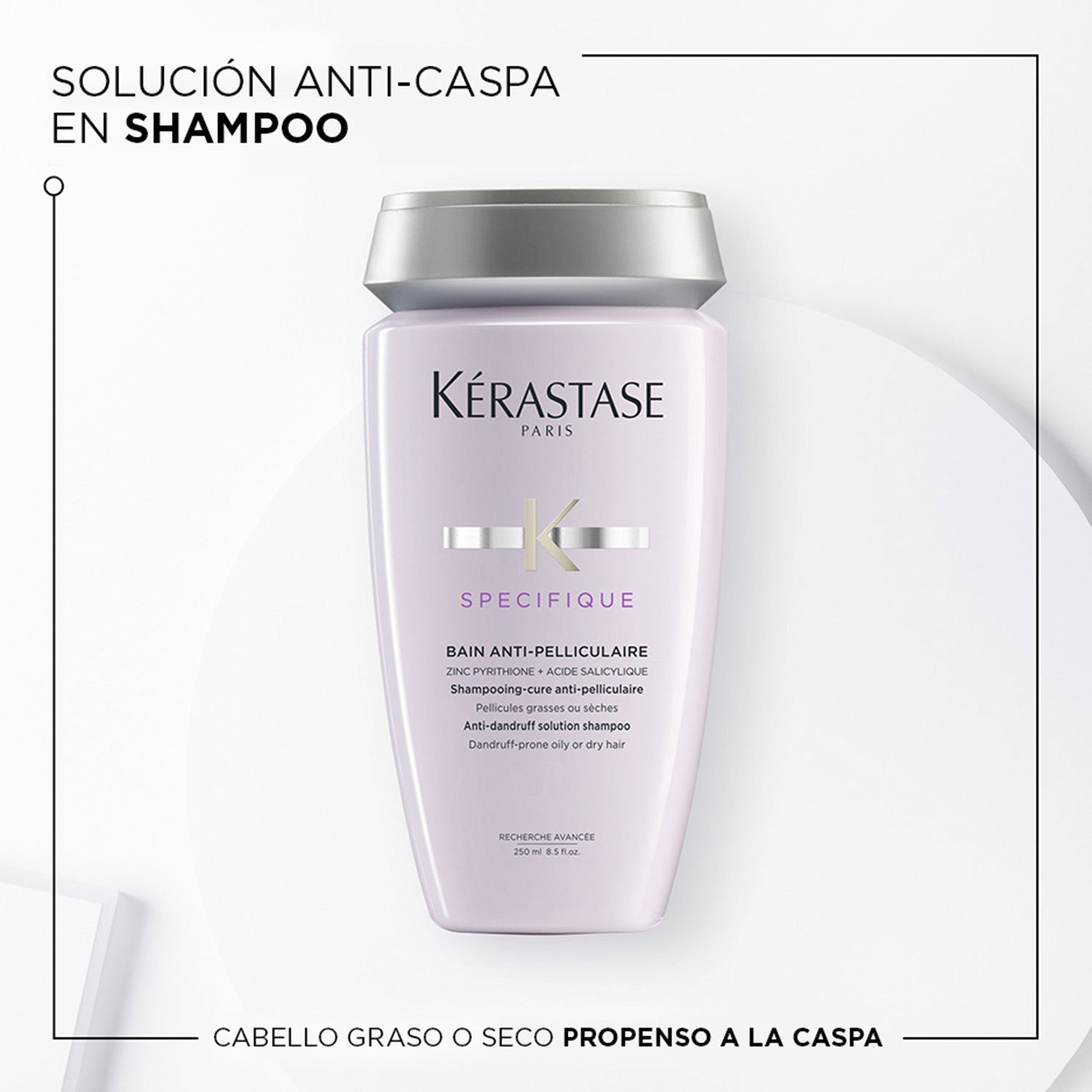 Beneficios Shampoo anti-caspa Bain Anti-Pelliculaire Specifique     Specifique