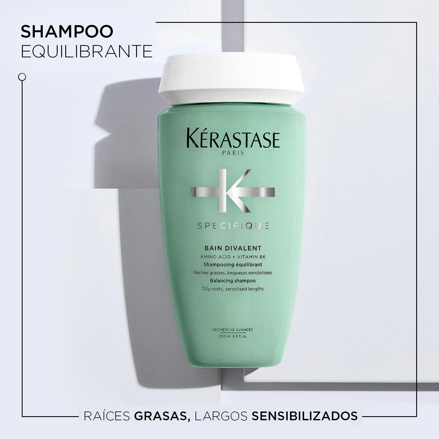 Beneficios Shampoo para cuero cabelludo graso Bain Divalent Specifique    